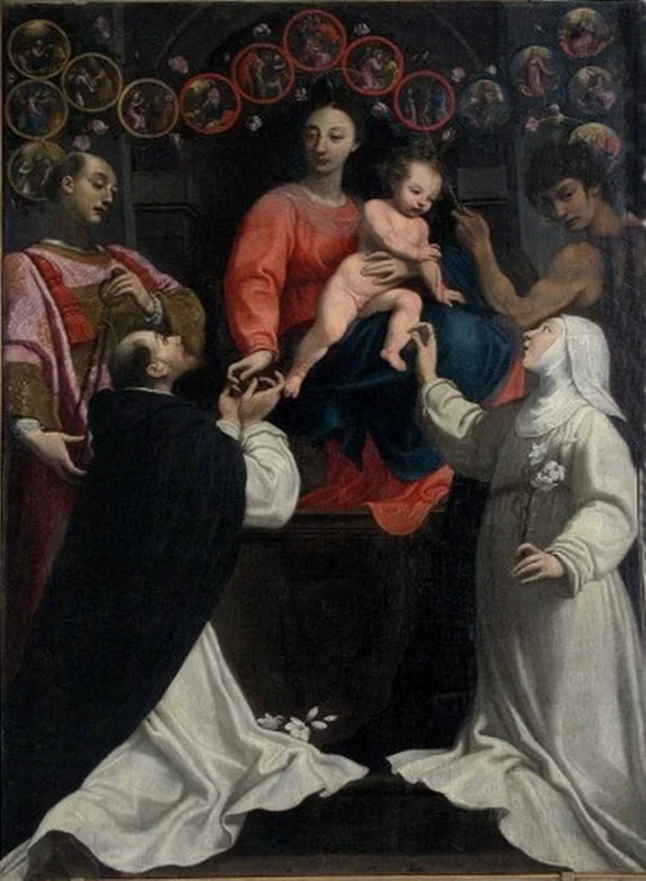 Madonna del Rosario con San Domenico e Santa Caterina - Vernio (PO)